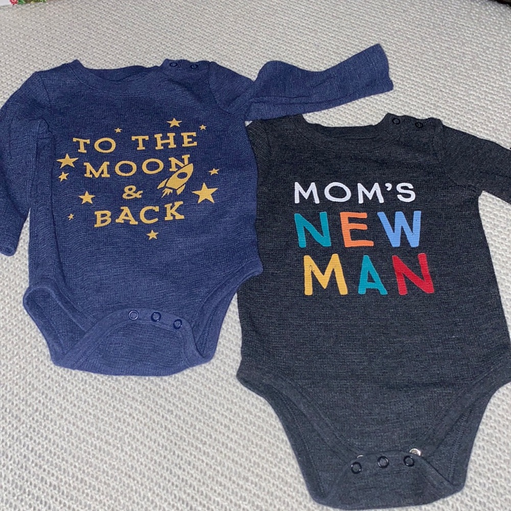Boys L/S thermal onesies size 18months